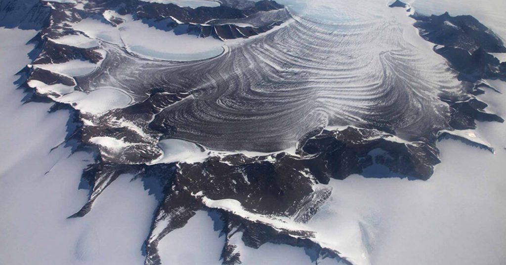 cape town to antarctica aerial view