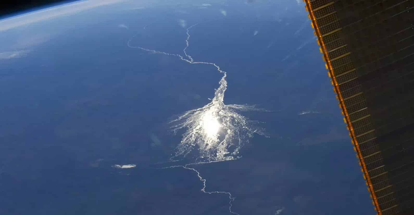 Okavango Delta viewed from space