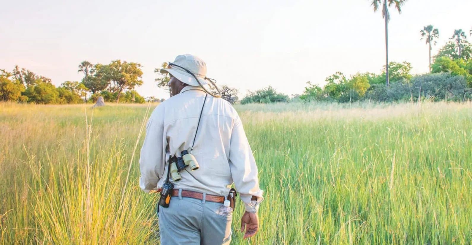 Walking through the Okavango Delta