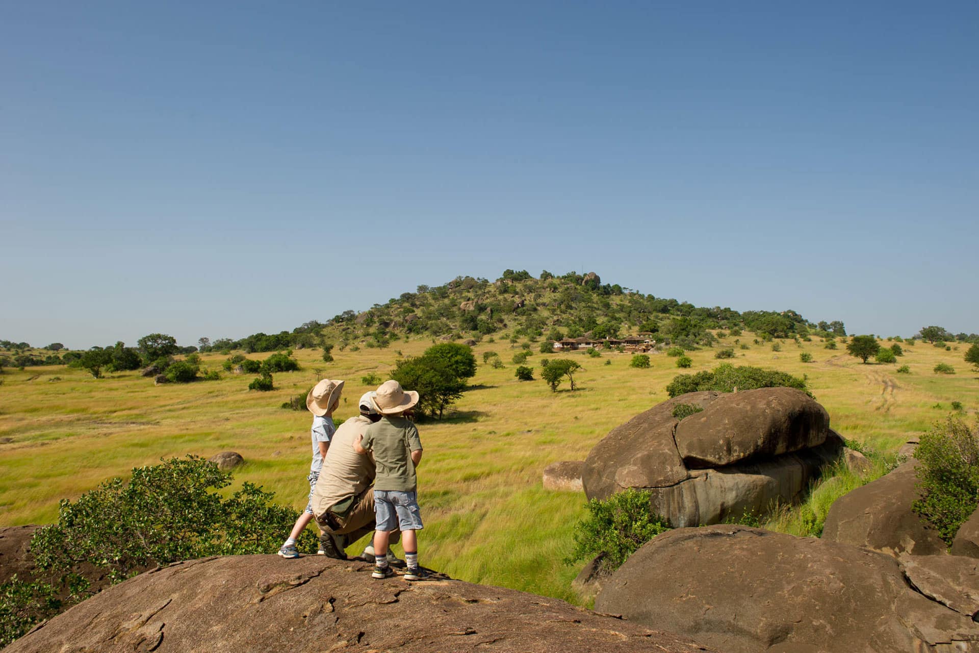 Mkombe's House, Serengeti taken during an African safari with children