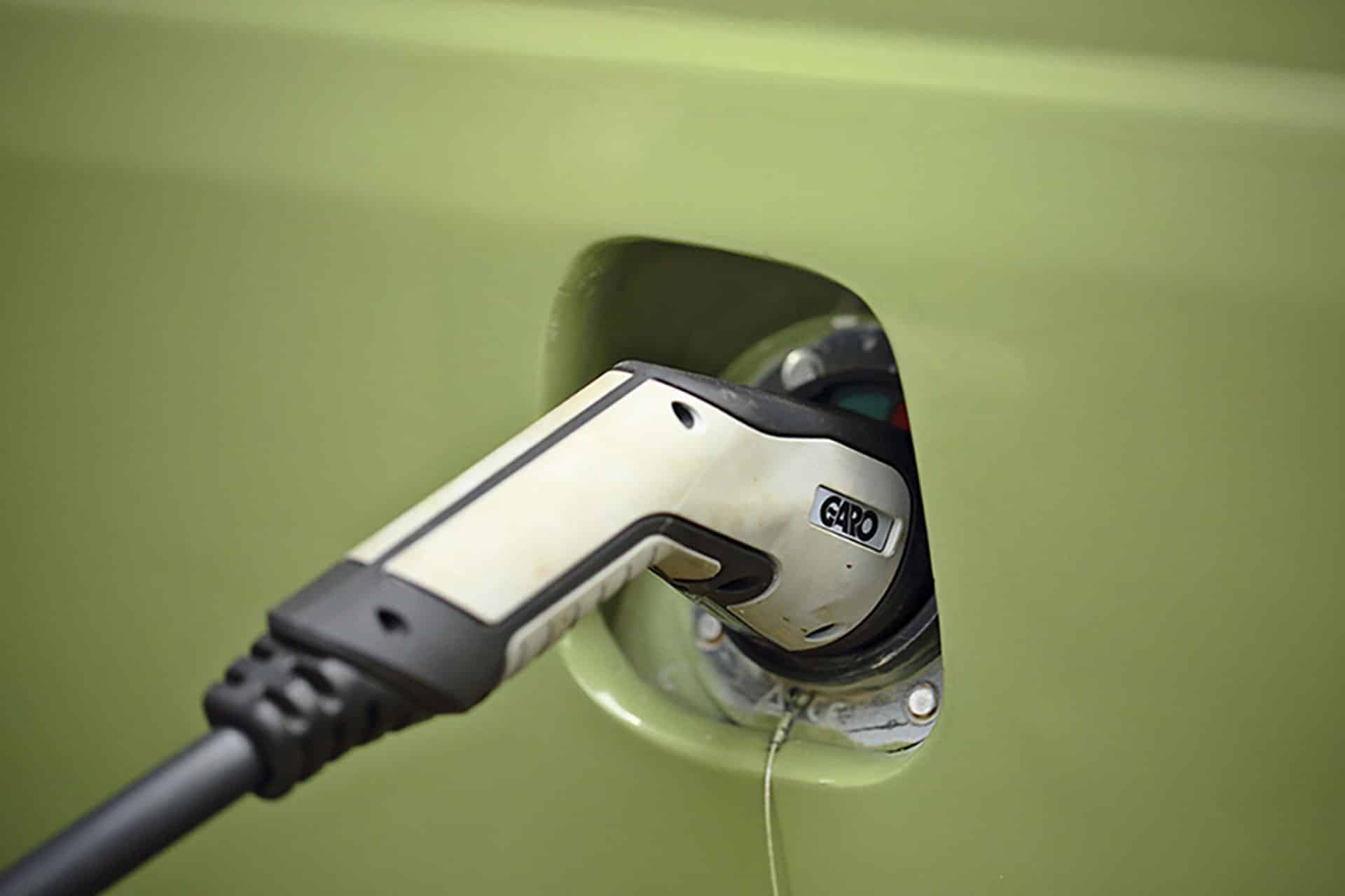 An electric safari vehicle charging point at Ol Pejeta Bush Camp