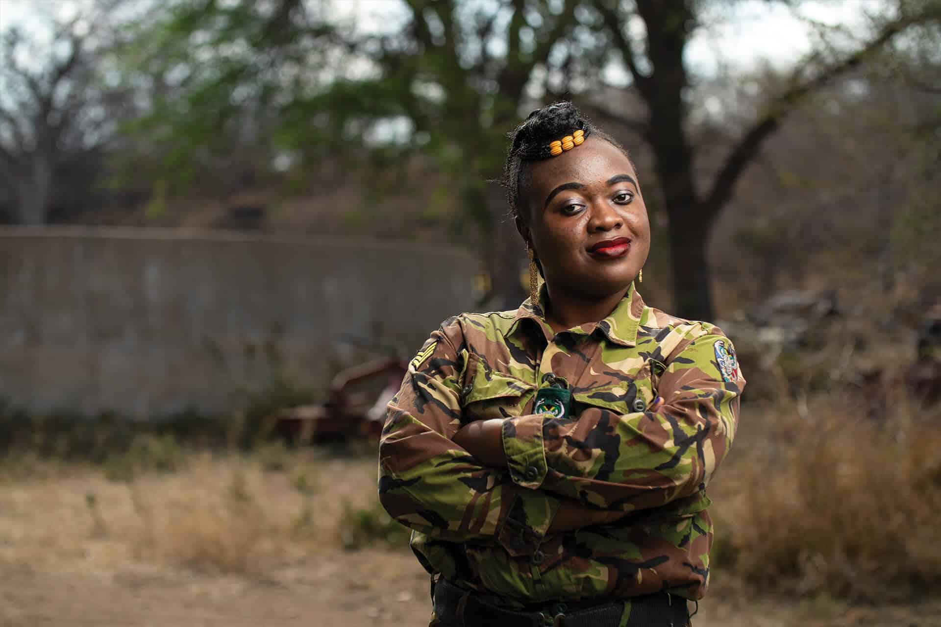 Nocry Mzimba Black Mamba Anti Poaching Unit Sergeant