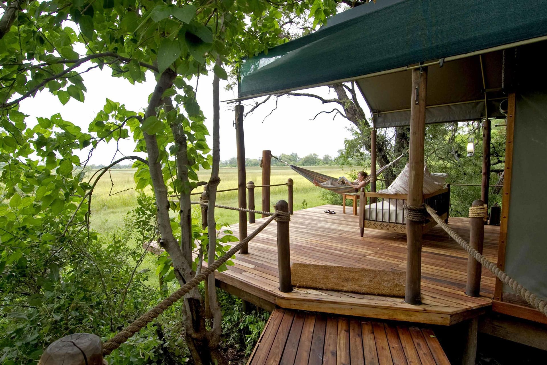 A room with a view of the bush at Sanctuary Stanley&rsquo;s Camp