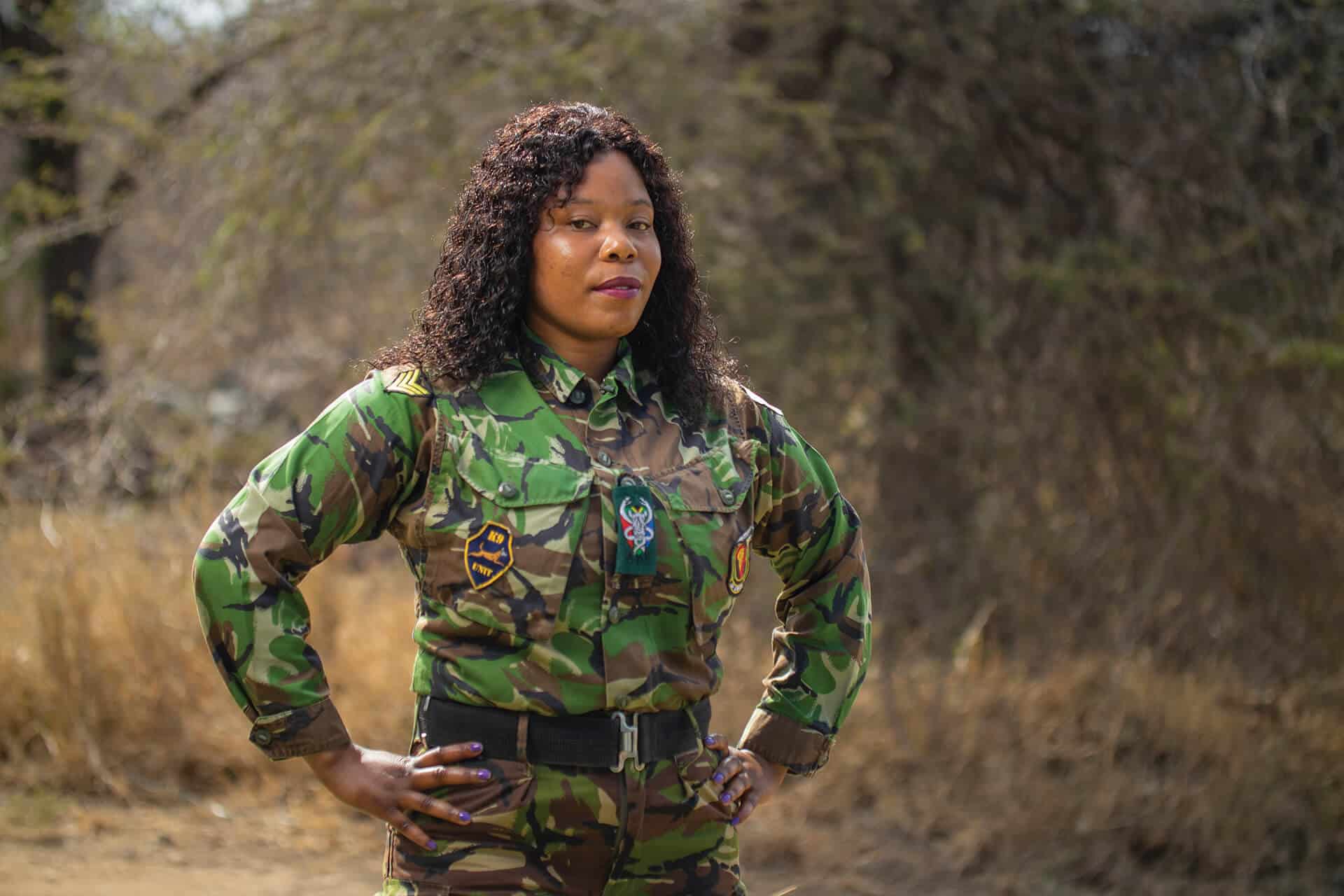 Yenzekile Mathebula Black Mamba Anti Poaching Unit Sergeant