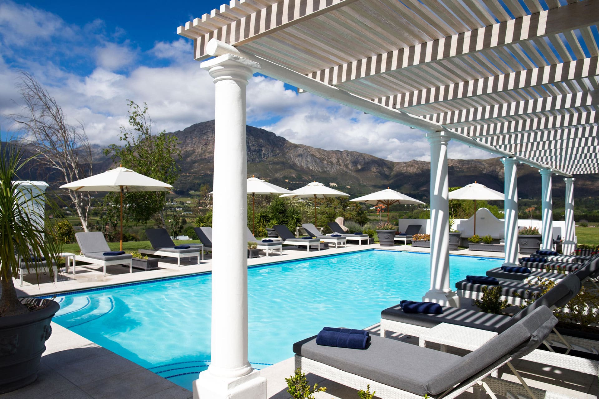 Swimming pool at Mont Rochelle