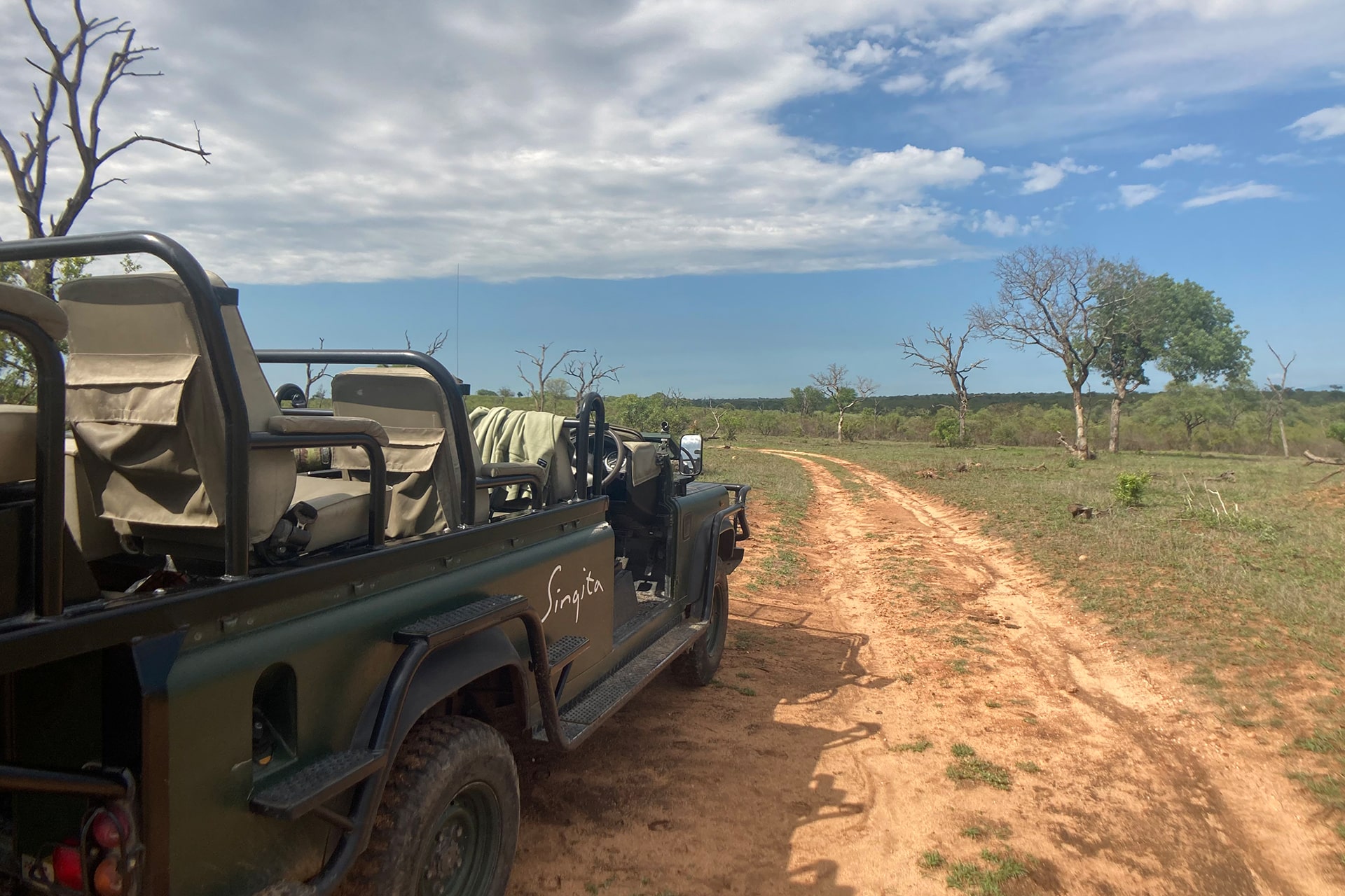 Safari vehicle at Singita Sabi Sands