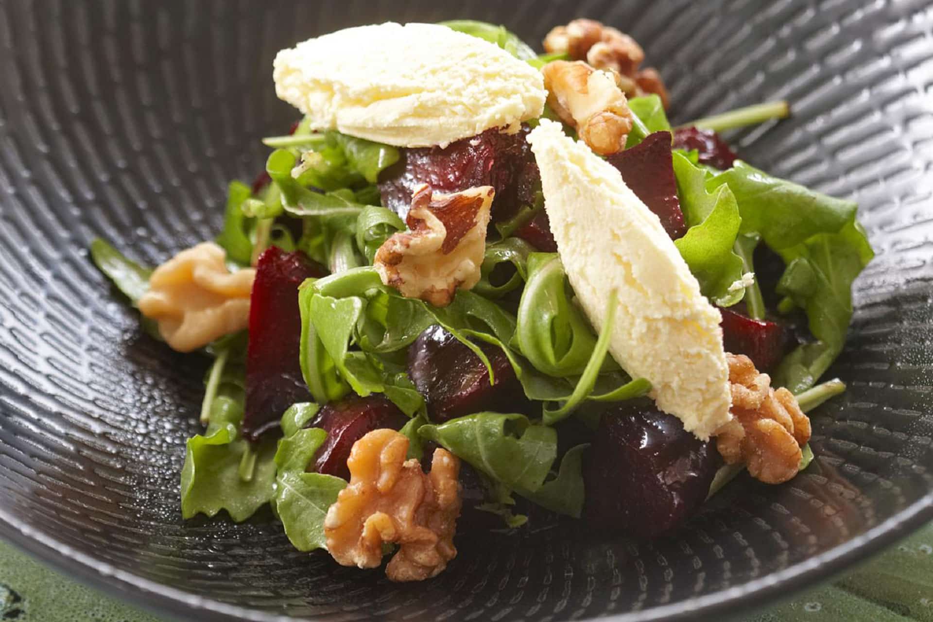 A beetroot salad at The Small Restaurant at The Robertson Small Hotel.