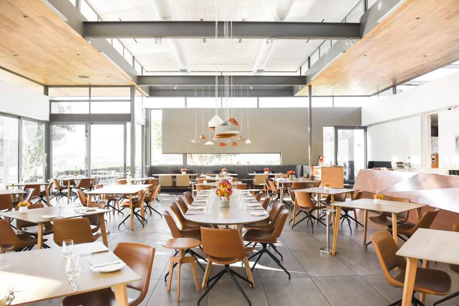 Restaurant interior at Cavalli &ndash; one of the top Cape Winelands restaurants.