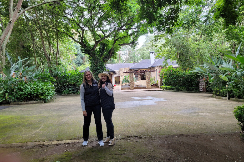 Two staff members at Lake Duluti Lodge - Arusha Hotel Tanzania
