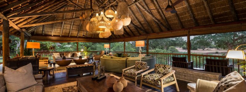 African Family Safari Sabi sabi bush lodge safari deck