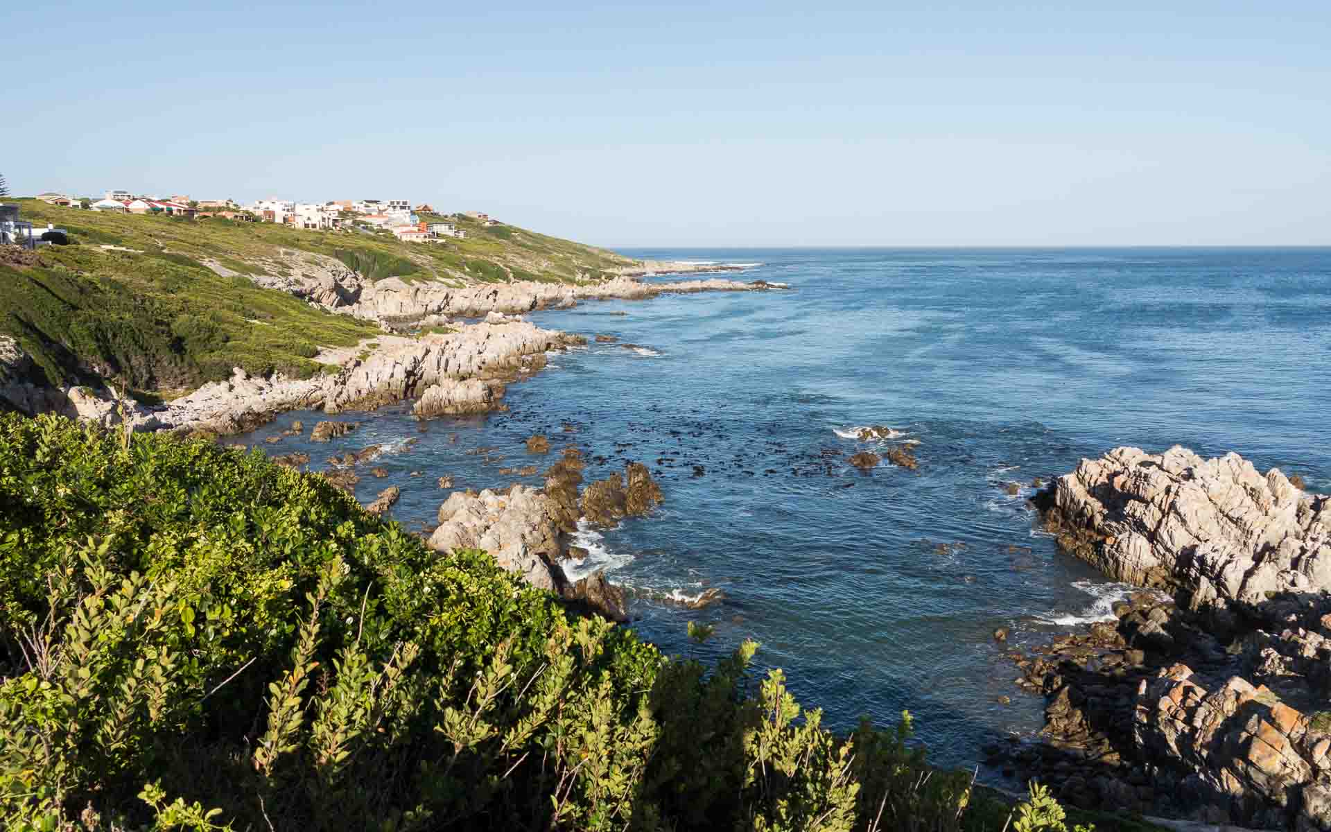 Overberg - Gansbaai coastline in South Africa