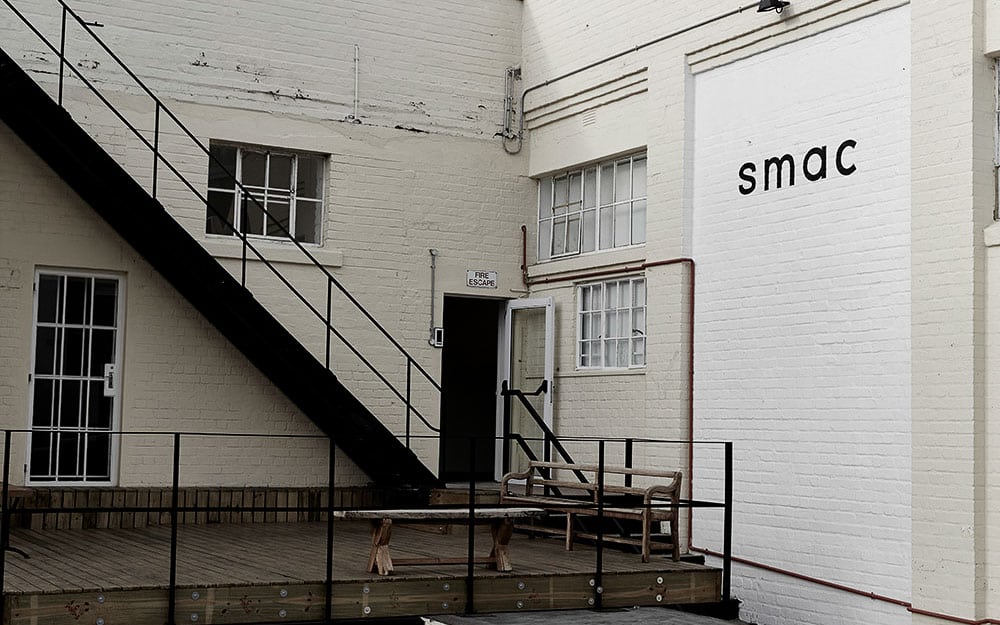 Exterior of SMAC Gallery &ndash; one of the top art galleries in Cape Town.