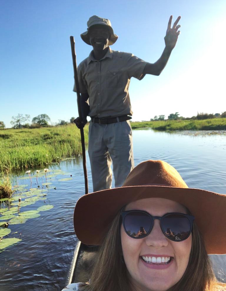 A mokoro safari at Duke&rsquo;s Camp.