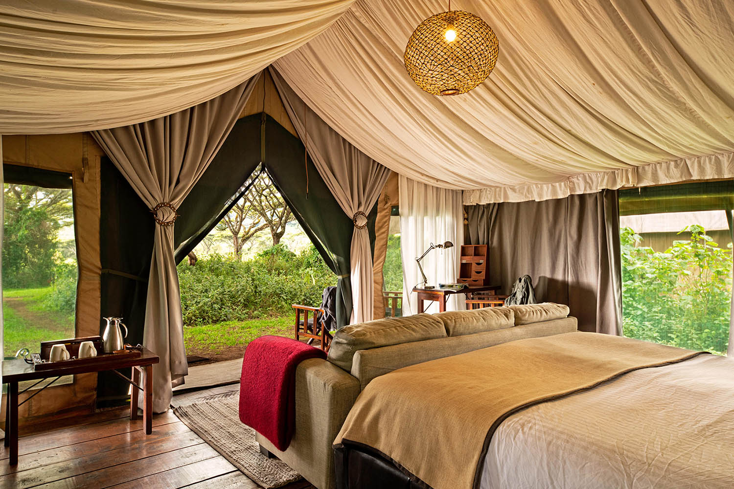 View from tent with Ker & Downey Africa