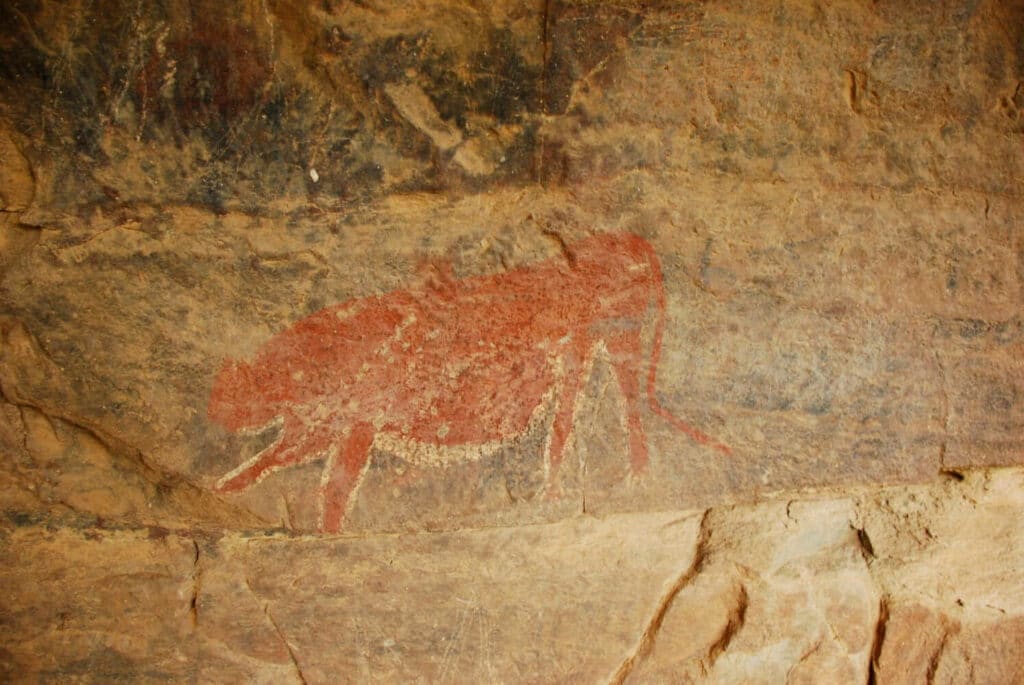 Rock art near Samara Lodge with Ker & Downey&reg; Africa