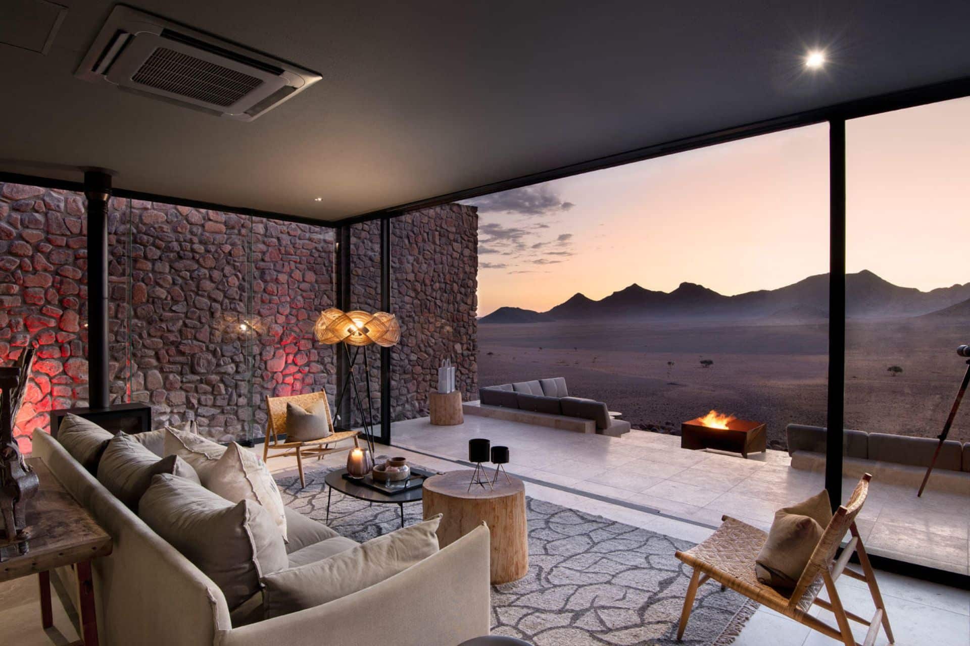 andBeyond Sossuslvei suite interior on Safari with Ker & Downey Africa