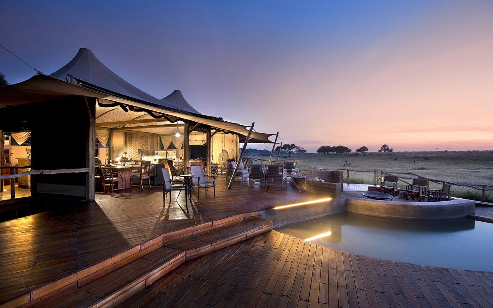 Somalisa Camp at night with Ker & Downey Africa