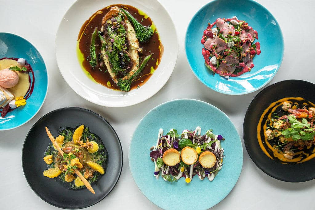 lunch selection at bistro sixteen82 Steenberg Hotel & Spa with Ker & Downey Africa