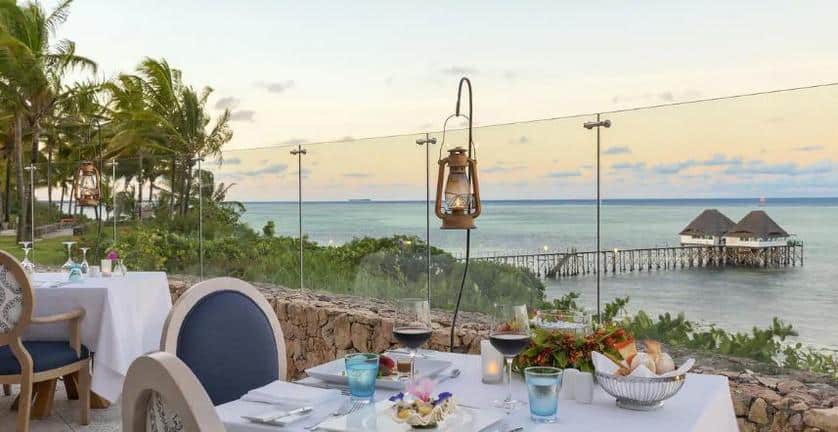 There are 5 restaurants at Melia Zanzibar with Ker & Downey Africa